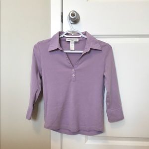 Collared long sleeve
